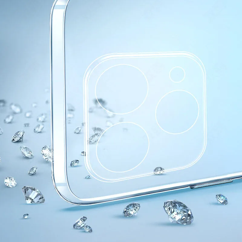 Premium Transparent Shockproof TPU Silicone Phone Case with Camera Protection