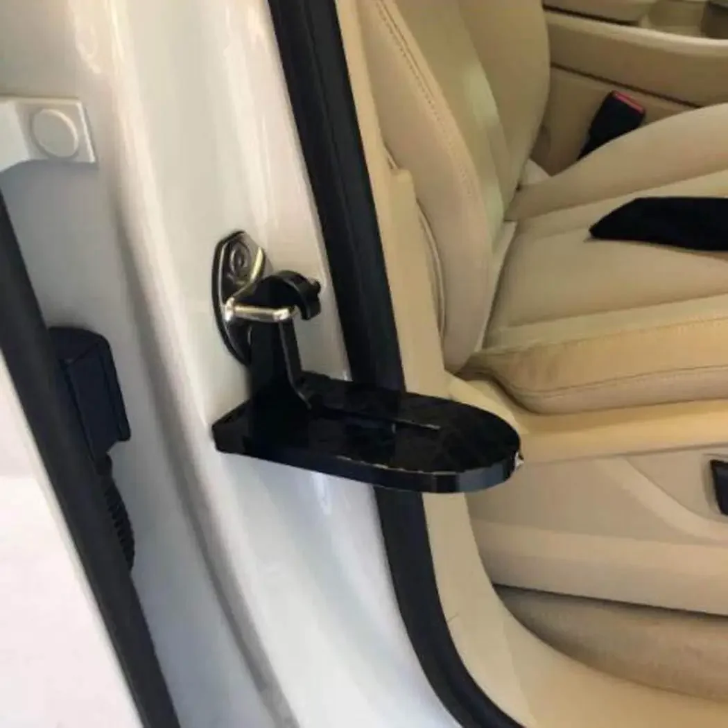 Foldable Car Roof Rack Step Car Door Step Multifunction Universal Latch Hook Auxiliary Foot Pedal Aluminium Alloy Safety Hammer
