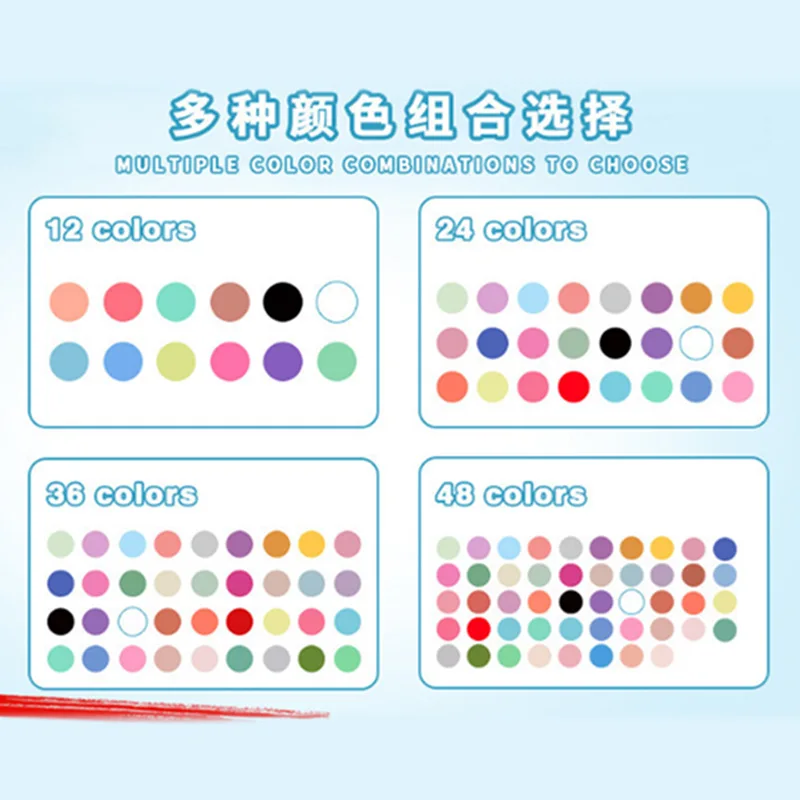 24/36/48 Colors 3D Acrylic Gel Pens , 1.0mm Quick Dry Hand Journal Pen Can Stack Color Marker canetas back to School Stationery 2