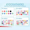 24/36/48 Colors 3D Acrylic Gel Pens , 1.0mm Quick Dry Hand Journal Pen Can Stack Color Marker canetas back to School Stationery 2