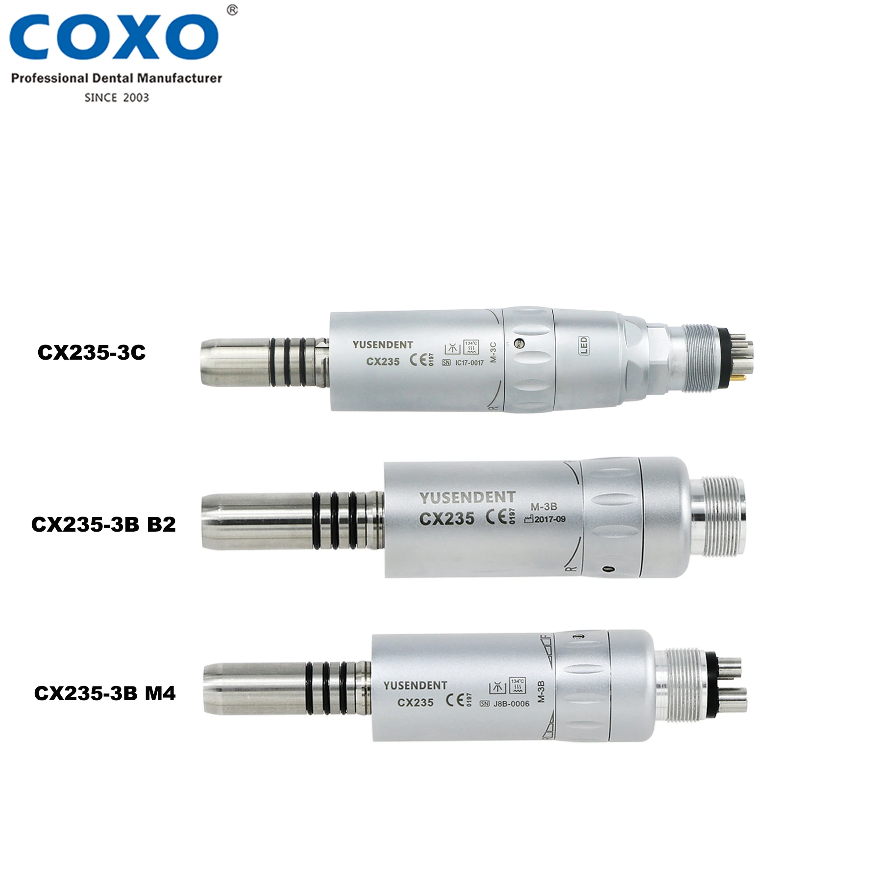 

COXO Dental Fiber Optic Air Motor 2/4/6 Hole Low Speed Handpiece Inner Water NSK