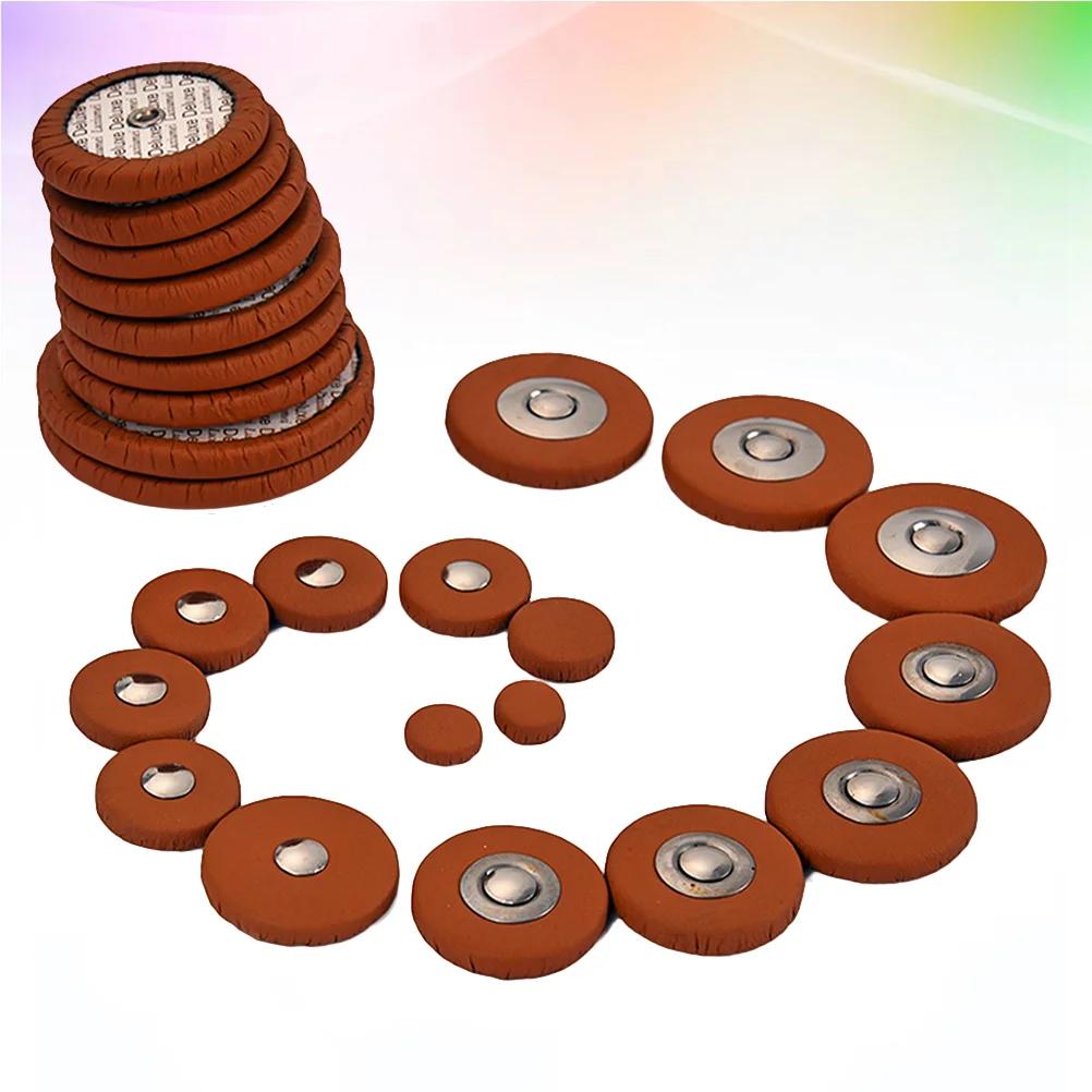 25pcs Saxophone Leather Pad Alto Sax Leather Pads Replacement Saxophone