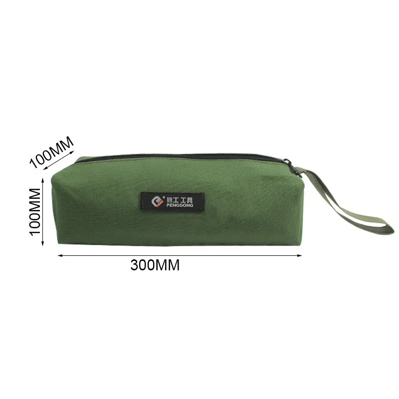 Thickened Canvas Tool Pouch for Electrician Screwdriver Pliers Repair Hand Tools Portable Electrical Tool Storage Organizer Bags tool chest on wheels Tool Storage Items