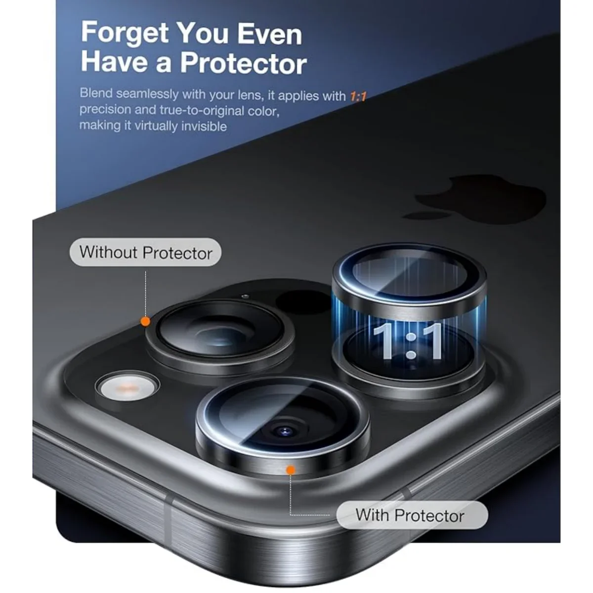 Air Original AR AF Anti-Fog Tempered Glass Camera Protector Film – Black, Silver, Grey, Gold