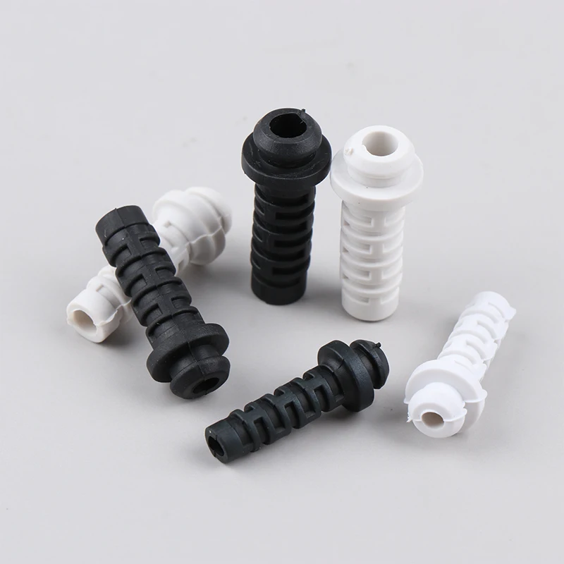 10PCS 3/4/5mm Cable Gland Connector Rubber Strain Relief Cord Boot Protector Wire Cable Sleeve Power Tool Cellphone Charger