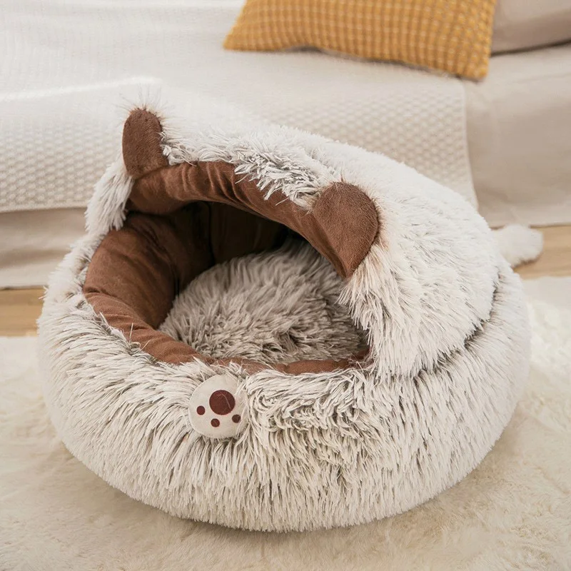 Pet Bed Super Soft Washable Plush Kennel Deep Sleep Litter Mat House Sofa Suits For Chihuahua Cats Home Basket