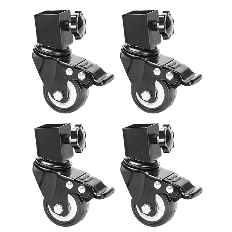 

4PCS Caster Wheels For Blackstone Griddle Stand, Griddle Spare Parts Parts With Brake, 360 Degree Swivel For Blackstone