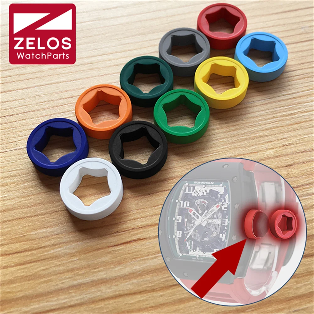 Guarda L'Anello Di Gomma Della Corona Per Le Parti Dell'Orologio Richard Mille Rm030 Rm029