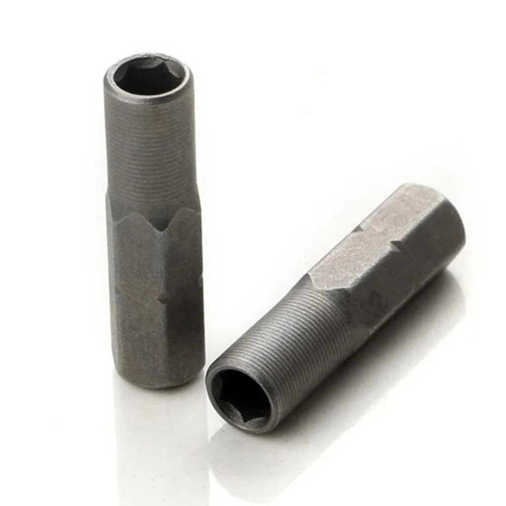 6 Stück 1/4-Zoll-Sechskant-auf-4-mm-Steckschlüsseladapter, Schraubendreher-Bithalter, Stahl-Schraubendreher-Bithalter für Elektronik-Reparatur, Handwerkzeuge – Detail 5
