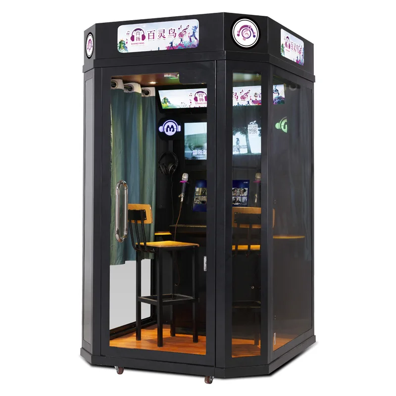 Mobile Karaoke Bar Mini Ktv Booth Mini Karaoke Booth Machine Singing Room Ktv For Mall Center