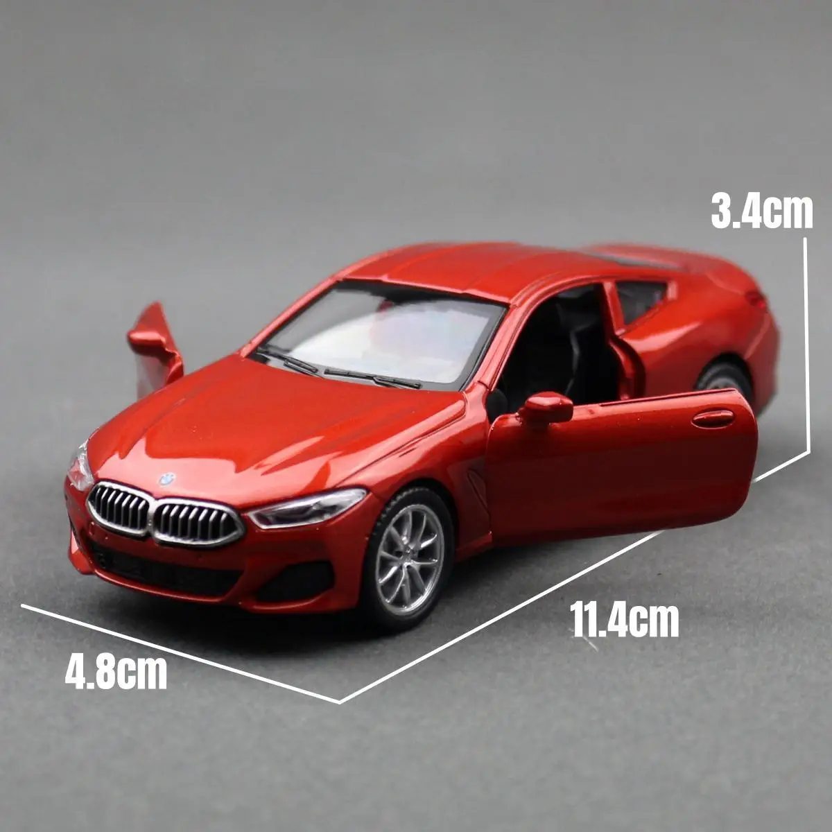 1/44 BMW M850i Coupe Diecast Metal Toy Car Model Vehicle Miniature