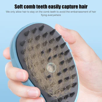 Pet Brush Brushes Hair 1 Massage Cat 3 Steamy Electric Removal Whale Comb Cat Dog in Brush Grooming Steam Hair Combs Shape 6