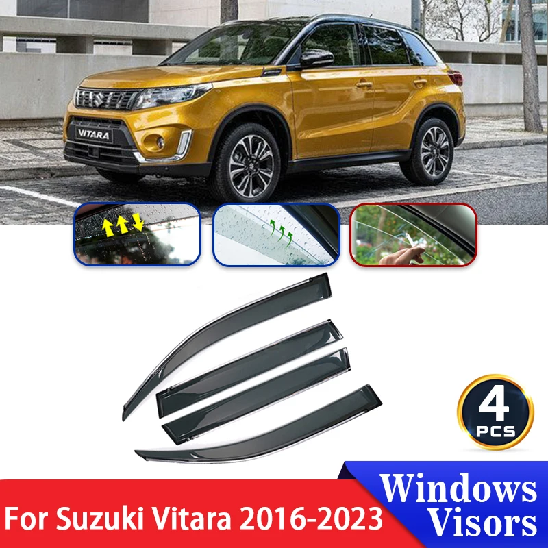 Deflettori per Suzuki Vitara Escudo LY 2016-2023 2022 2019 2017