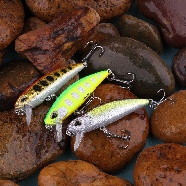 WALK FISH 48mm 6.6g Sinking Minnow Lure Hard Bait Wobblers Minnow