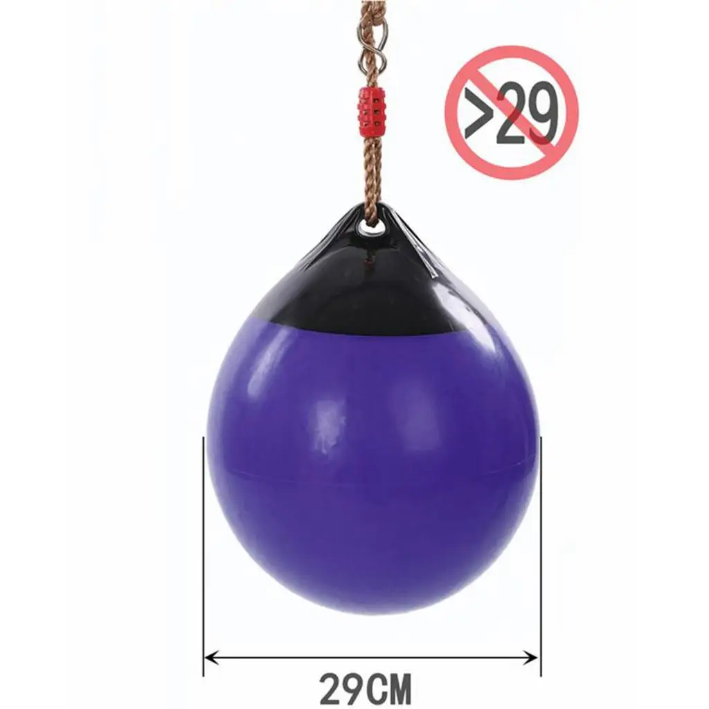 Swing Hanging Chair Ball Swing Seat Backyardswings Toddler Outdoor Kid Hammock Playset for Backyard Toys Set Accessories 6