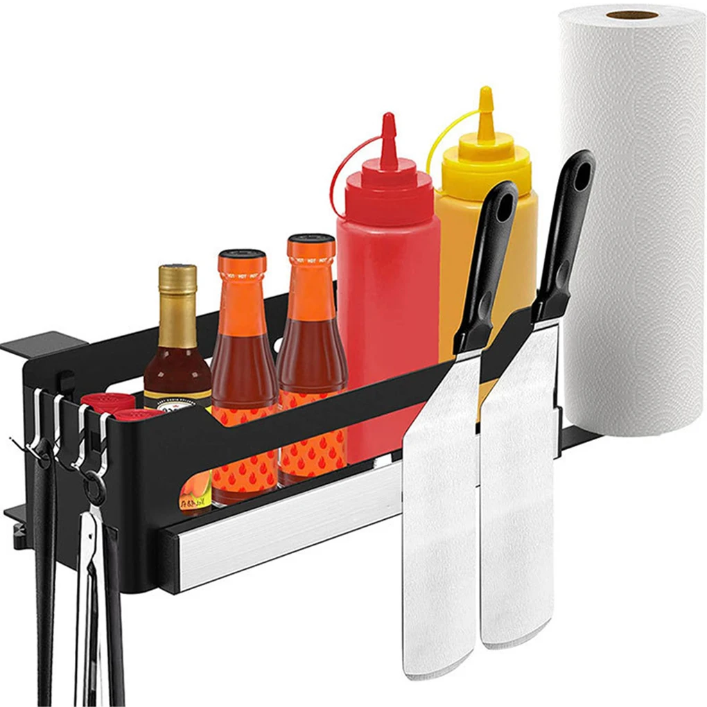 

Effortless Setup Upgraded Grill Storage Bracket For Easy And Quick Installation BBQ Storage Bracket