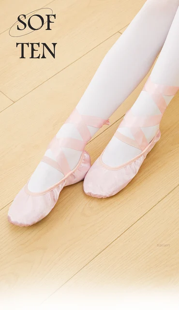 Danza E Yoga Scarpe Da Ballo In Raso Per Ragazze Comode E