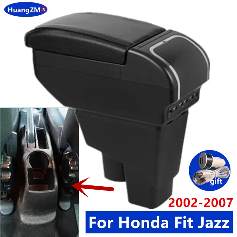 ForHondaJazzArmrestboxForHondaFitJazz1CarArmrest20022007