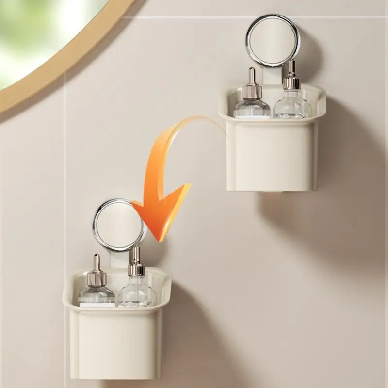 Shower Organizer Suction Wall Mounted Bath Organizer Shelf Drill-Free Bathroom Organizer Removable Shower Rack for Bathroom 4