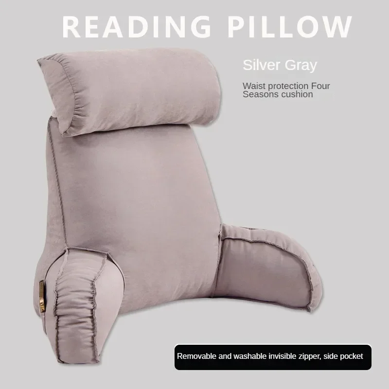 Largebackrestreadingpillowwitharmandneckpillowfilledwith