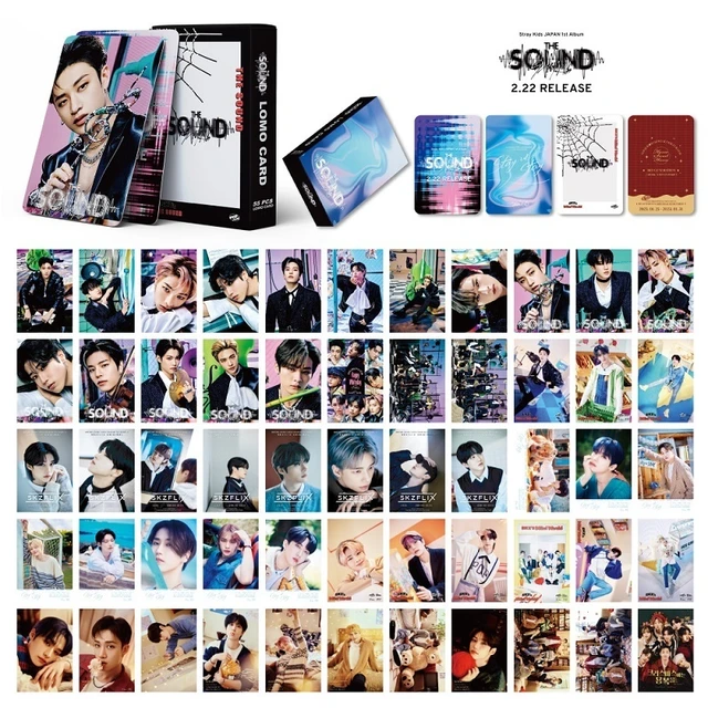 55pcs/set Kpop Stray Kids Lomo Cards Hd Photocards Christmas Evel New Plbum  Music No Easy Go Live Korean Fashion Postcard