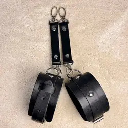 Adjustable Ladies' Charm Bracelet - Leather Gothic Punk Hand Decoration Strap (Style 1)