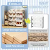 Toy Storage Organizer - Toy Organizers and Storage with Bookshelf, Toy Storage Shelf with 3 Shelves and 12 Storages Bins 3