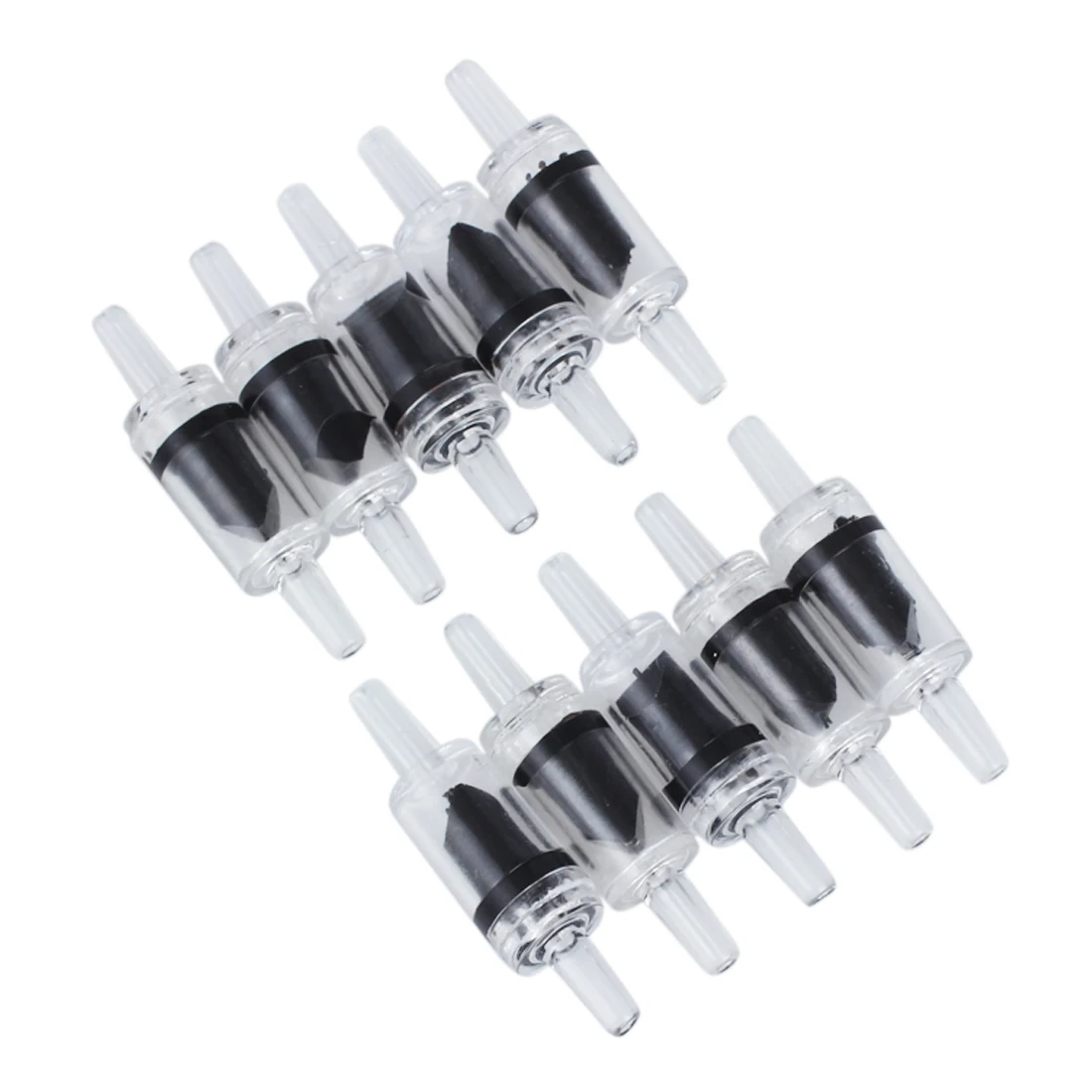 10 Pcs Non-Return One Way Check Valve CO2 Aquarium Fish Tank Air Pump aquarium air pump,co2 accessories