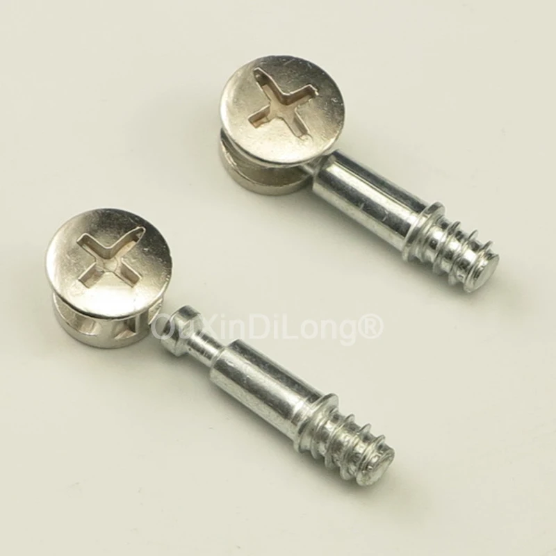 

500Sets Two-In-One /2 in 1 Furniture Connecting Fittings Nut Bolt Wardrobe Wooden Fastenings Hardware Fitting GF996