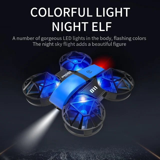 Dwi Dowellin 3.4inch Mini Drone Air Pressure Stable Hover Can Aerial Photography 360° Rolling Smart Quadcopter Toy Beginner Gift 5