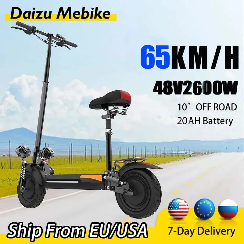ElectricScooter2600WPowerful48V20AHMaxSpeed65kmhElectric