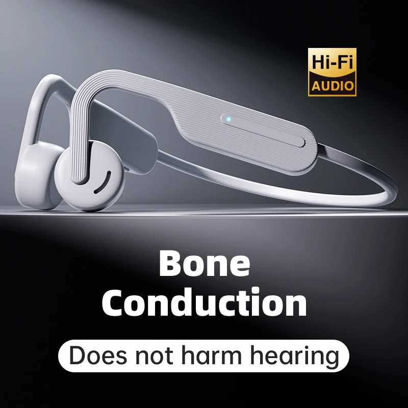 Наушники с костной проводимостью беспроводные Bluetooth наушники TWS микрофоном для