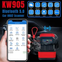 KONNWEI KW905 ELM327 OBD2 Car Scanner Bluetooth 5.0 Engine Fault Scanner Tool OBDII Code Reader Diagnostic Tool for Android/IOS 2