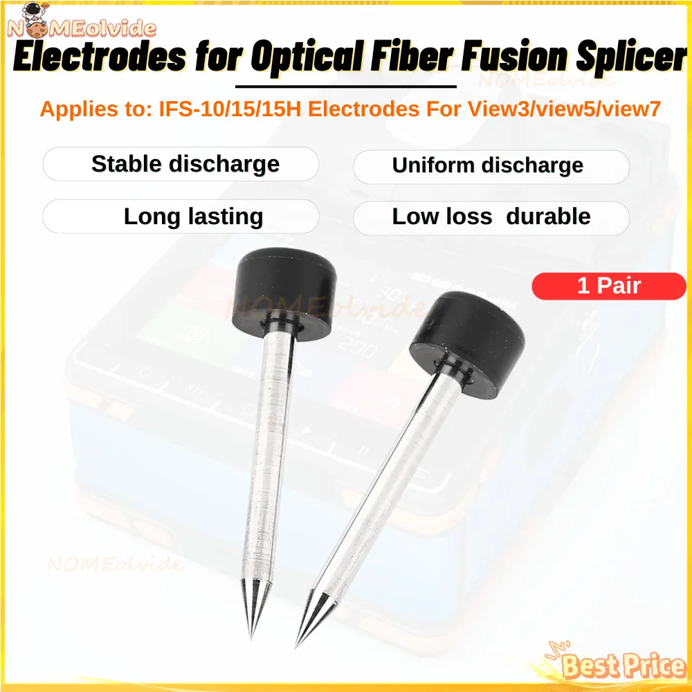 Elettrodi Fibra Fusion Splicer 1 Paio E27 Elettrodo Per Saldatura Elettrica Per V3/V5/V7/55/15 Fibra Fusion Splicer Elettrodo Rod