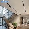SCON Creative Magnetic Lamp Holder 34mm Width Aluminum 0.5M 1M Ceiling Recessed Suspended LED Magnet Mount Lights Track Rail 6