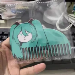 Kawaii Hatsune Miku Anime Figure with Double - Sided Comb - Cartoon Expression Pack, Perfect (1)