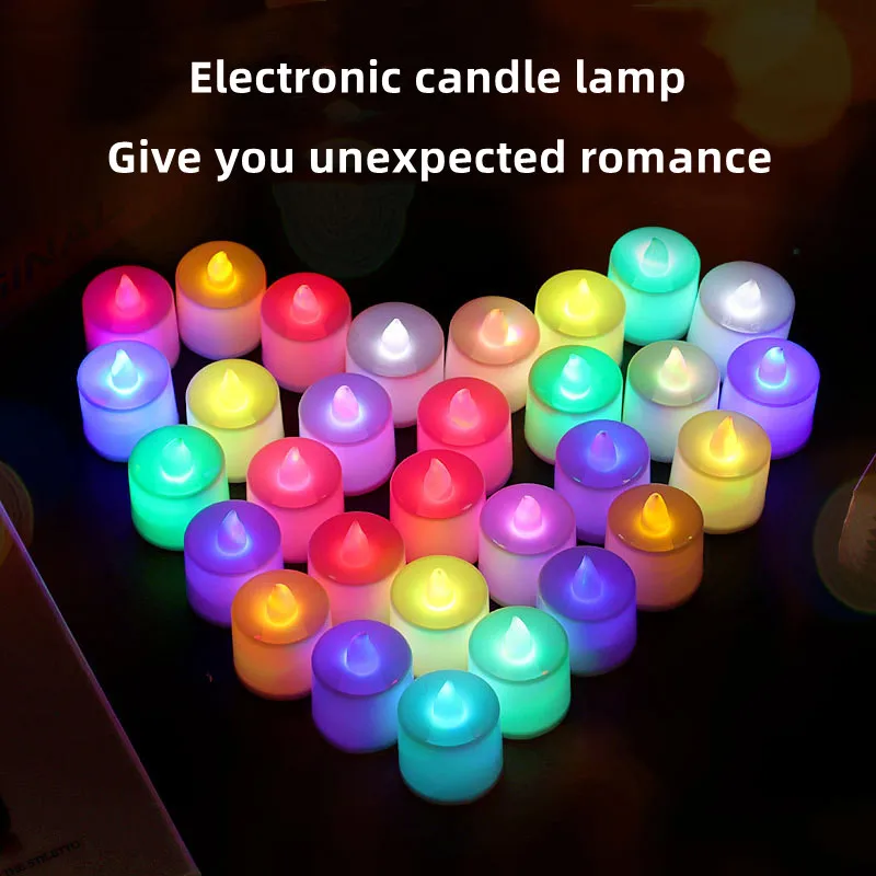 

6/12Pcs Pack New Year Candles LED Lights Battery Powered Reusable Night Lamp for Wedding Birthday Party Anniversary Decor
