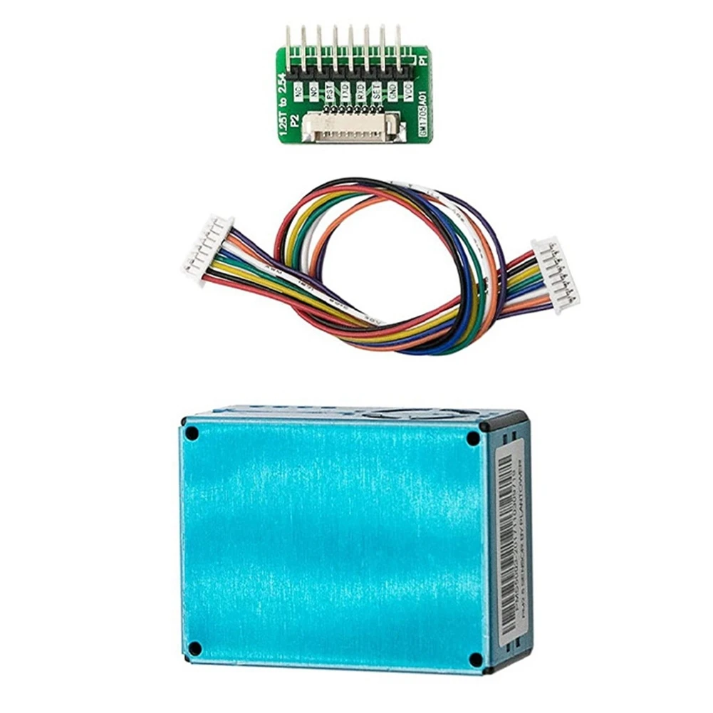 New PM2.5 PM10 Digital Particle Concentration Sensor PMS5003 with G5 Switch Board Cable