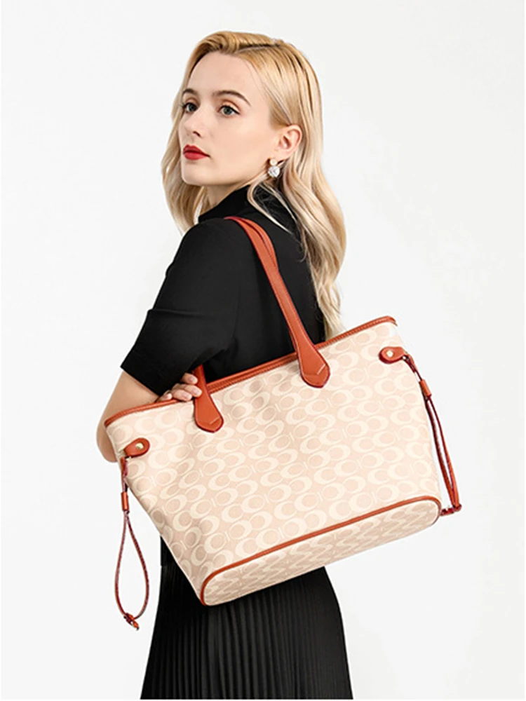 

Luxury Designer Large Capacity Big Tote Handbag for Women 2022 Trends Brand Designer Geometric Shopper Shoulder Shopping Bag