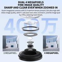 NEW Xiaomi Outdoor CW500 Dual Camera Version IP66 Security Protection CCTV AI Detection Full-Color Night Vision Smart Home - Image 2