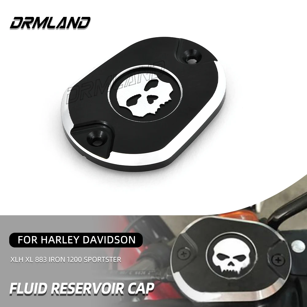For Harley Davidson XLH XL 883 Iron 1200 Sportster Motorcycle Fluid Reservoir Cap Front Brake