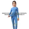 Kids Ski Thermal Underwear Set Perspiration Compression Boys Girls Winter Outdoor Sports Tracksuit Quick Dry Breathable Seamless 4