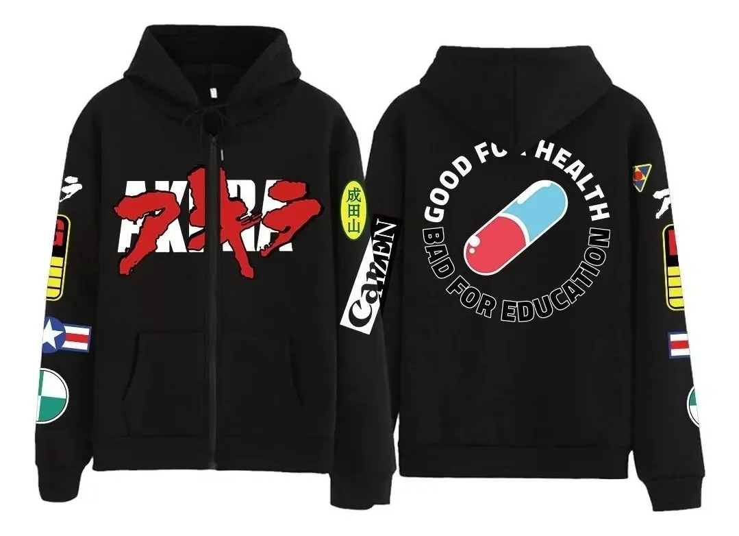 Akira Shotaro Kaneda Capsule Men's Hoodie Men's and Women's Fashion Simple Long Sleeve Sweatshirt Autumn and Winter Large Hoodie