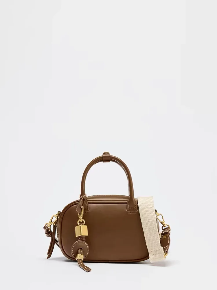 Wide Strap Women's Vintage Crossbody Bag Summer Tote Ladies Luxury Handbags Small Boston Bags For Female