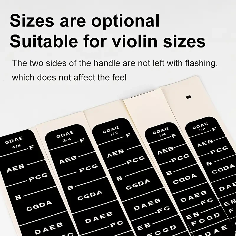 Violin scale stick bitmap scale without leaving glue beginner violin special sticker 1PC