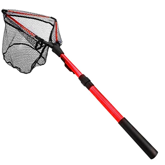 Fishing Landing Net Moveable Deep Net With Collapsible Aluminum Pole Handle  Fly Fishing Triangle Net For Men Women Kids - AliExpress
