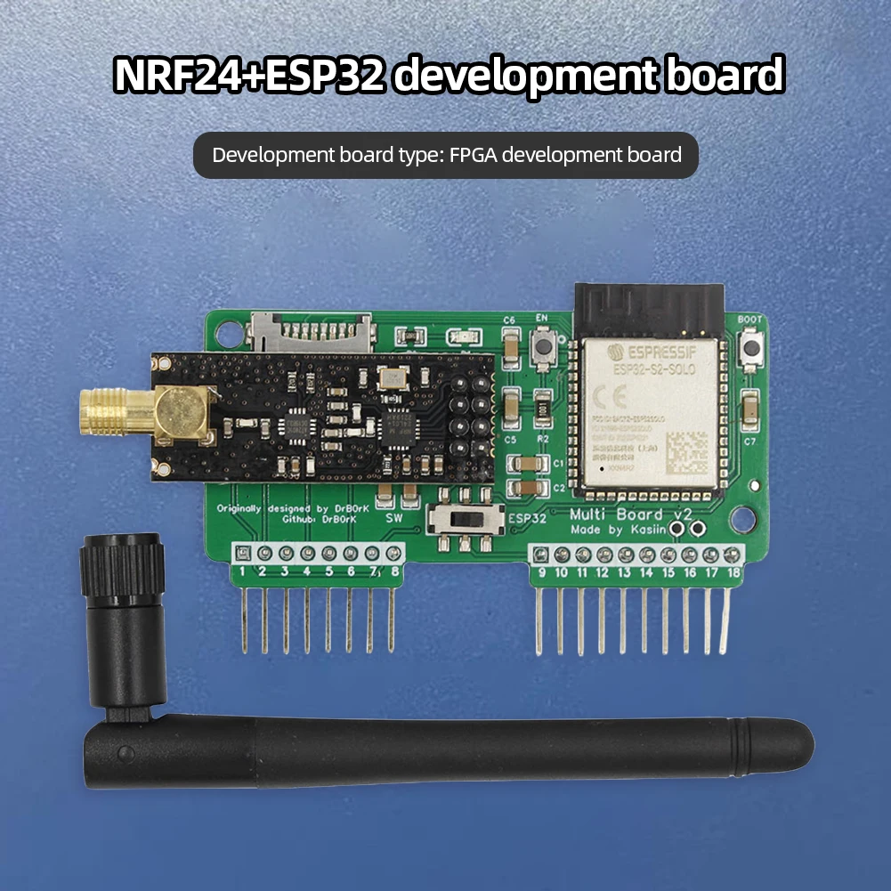 

For Flipper Zero WiFi Module Demo Board NRF24+ESP32 Development Board Electronics Project Board