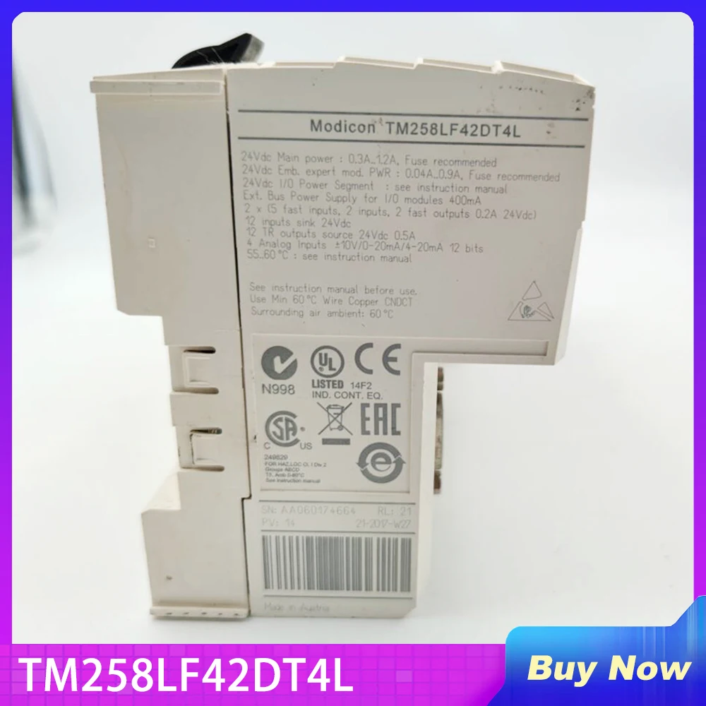 

Industrial Control Product PLC M258 Modicon Controller For Schneider TM258LF42DT4L