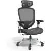 Hyken Chair: Ergonomic Mesh Swivel Task Chair. Adjustable Black Office Chair with Breathable Mesh and Good Lumbar 2