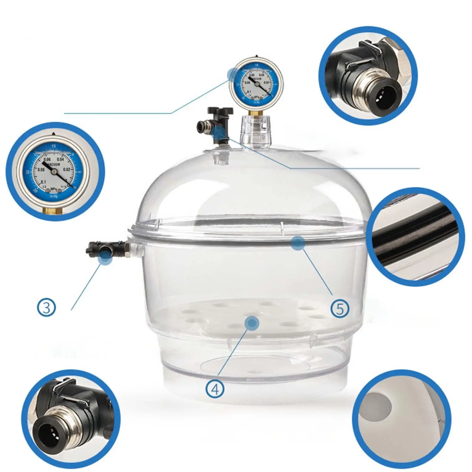 Advanced Vacuum Desiccators for Laboratory Drying Applications